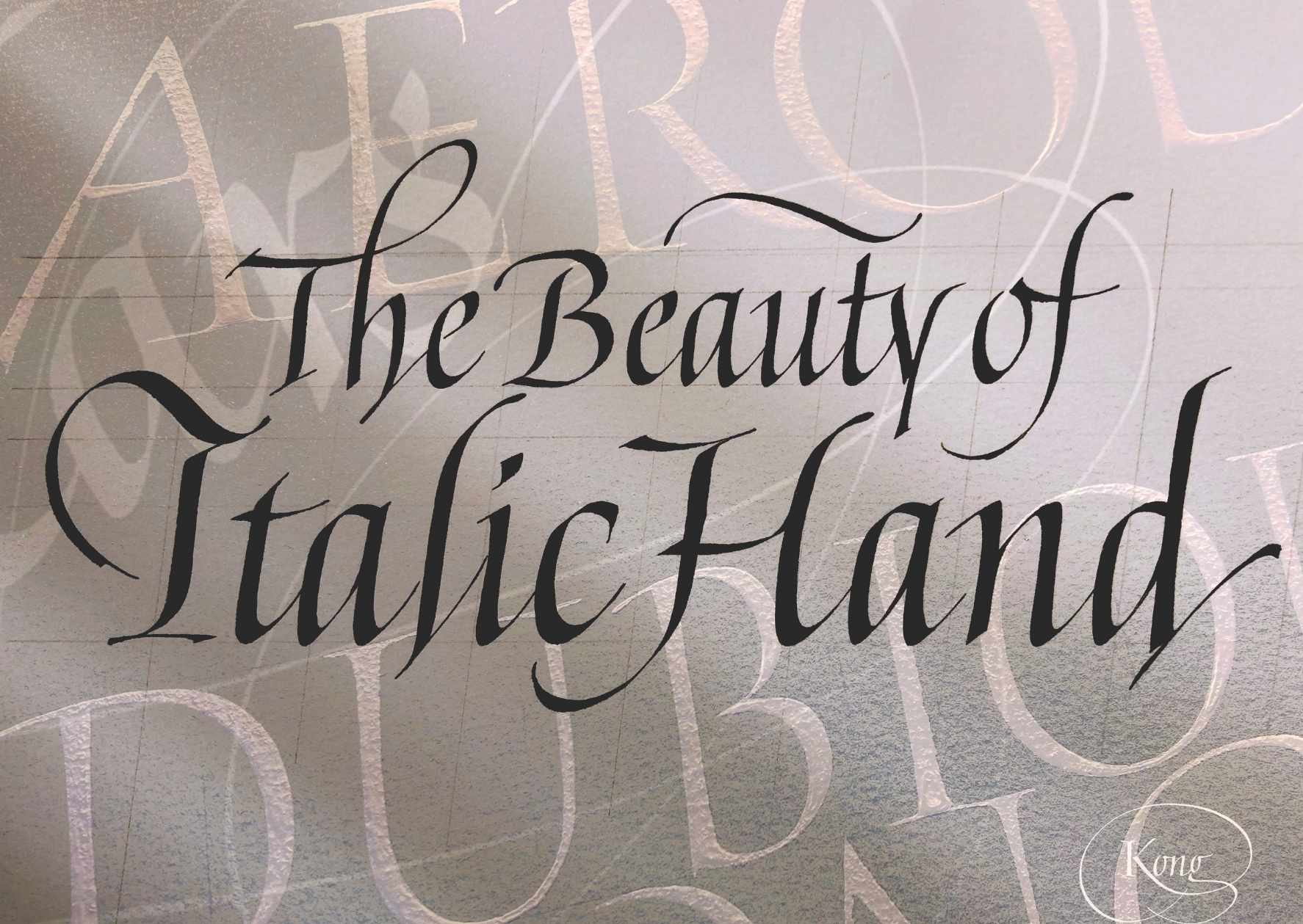 西洋書法ABC - 學習意大利體